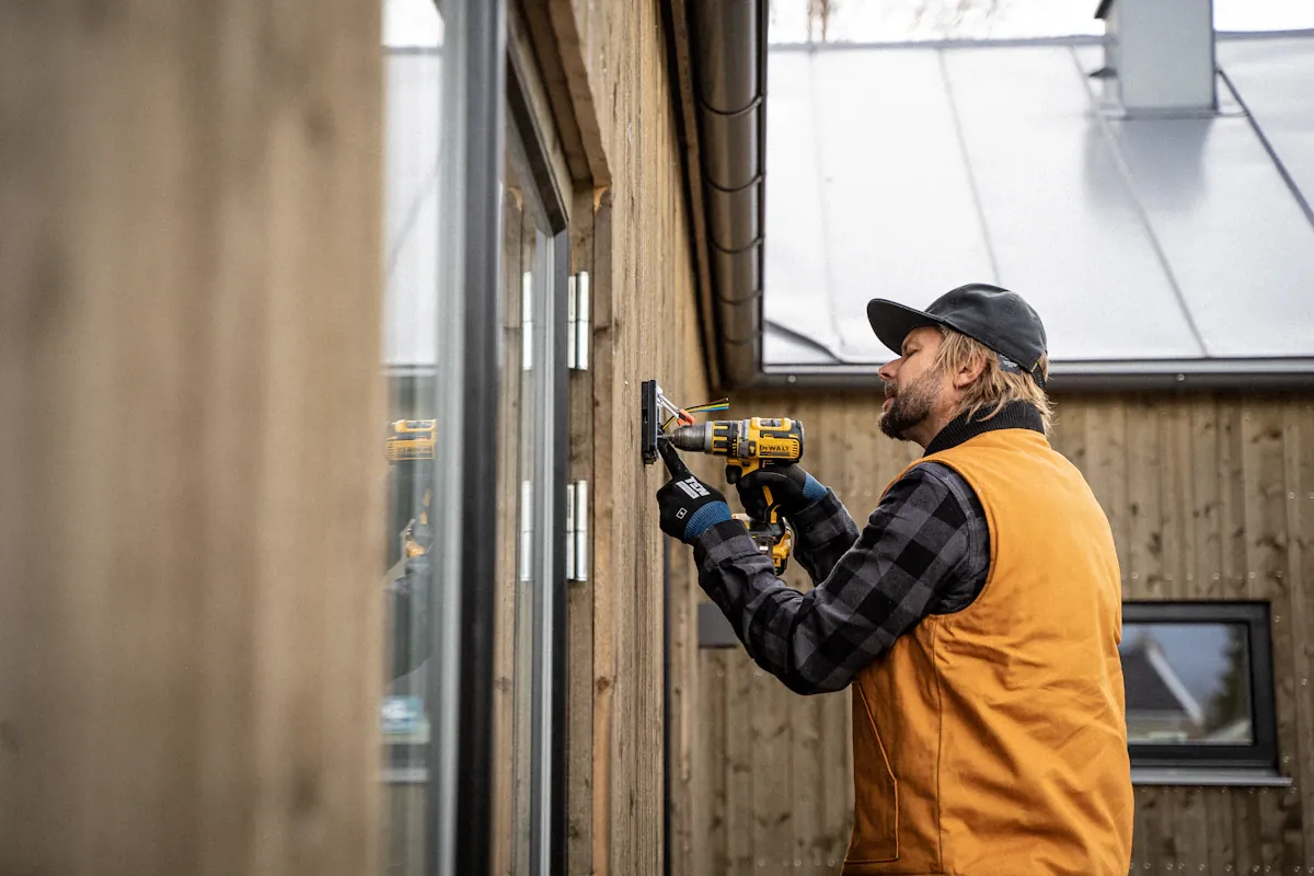 Elektriker bei der Installation – Handwerksbetriebe gewinnen Aufträge heute über Google Maps, nicht mehr über das Telefonbuch