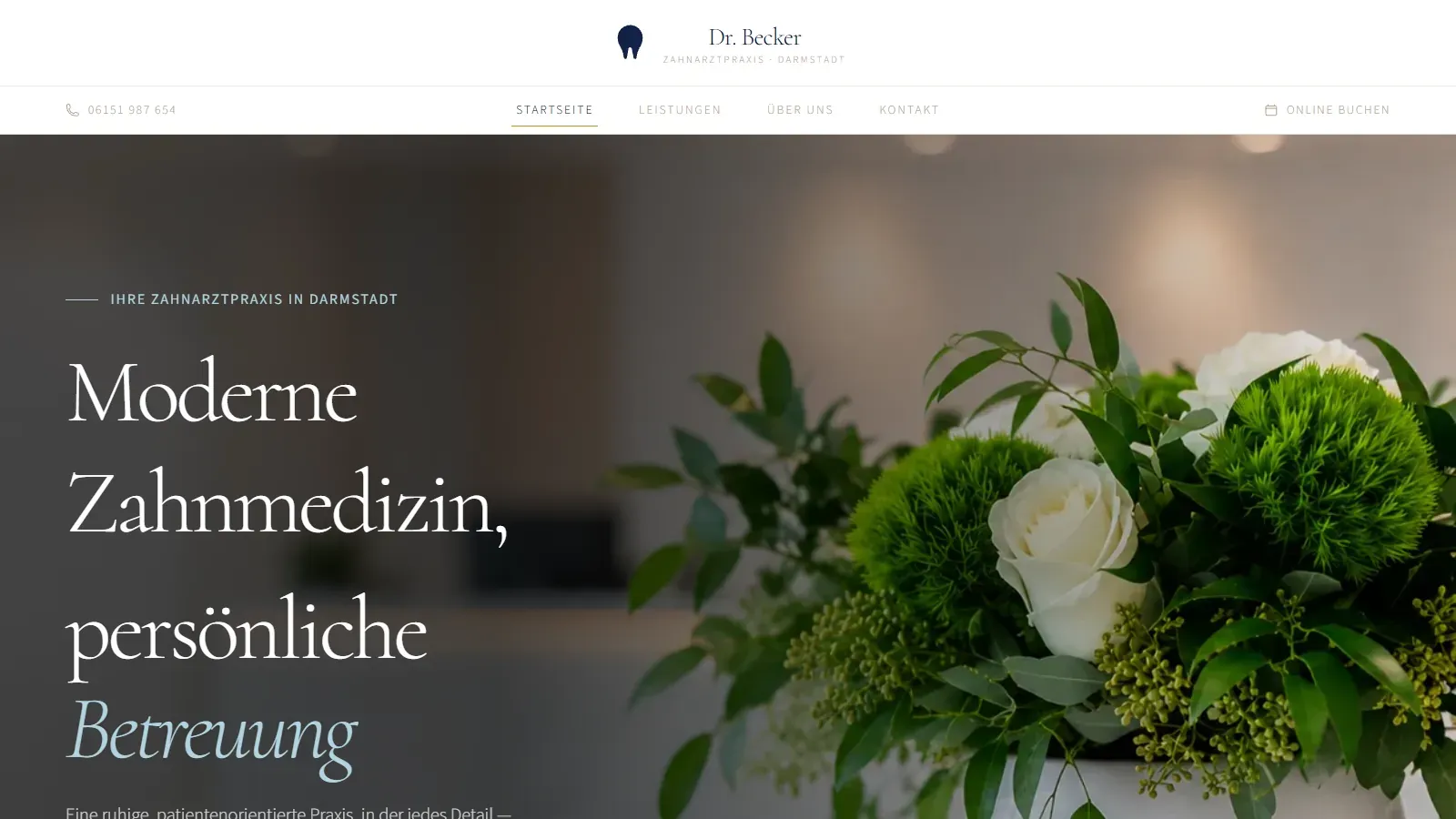 RankingLabs Webdesign für Zahnarzt in Darmstadt